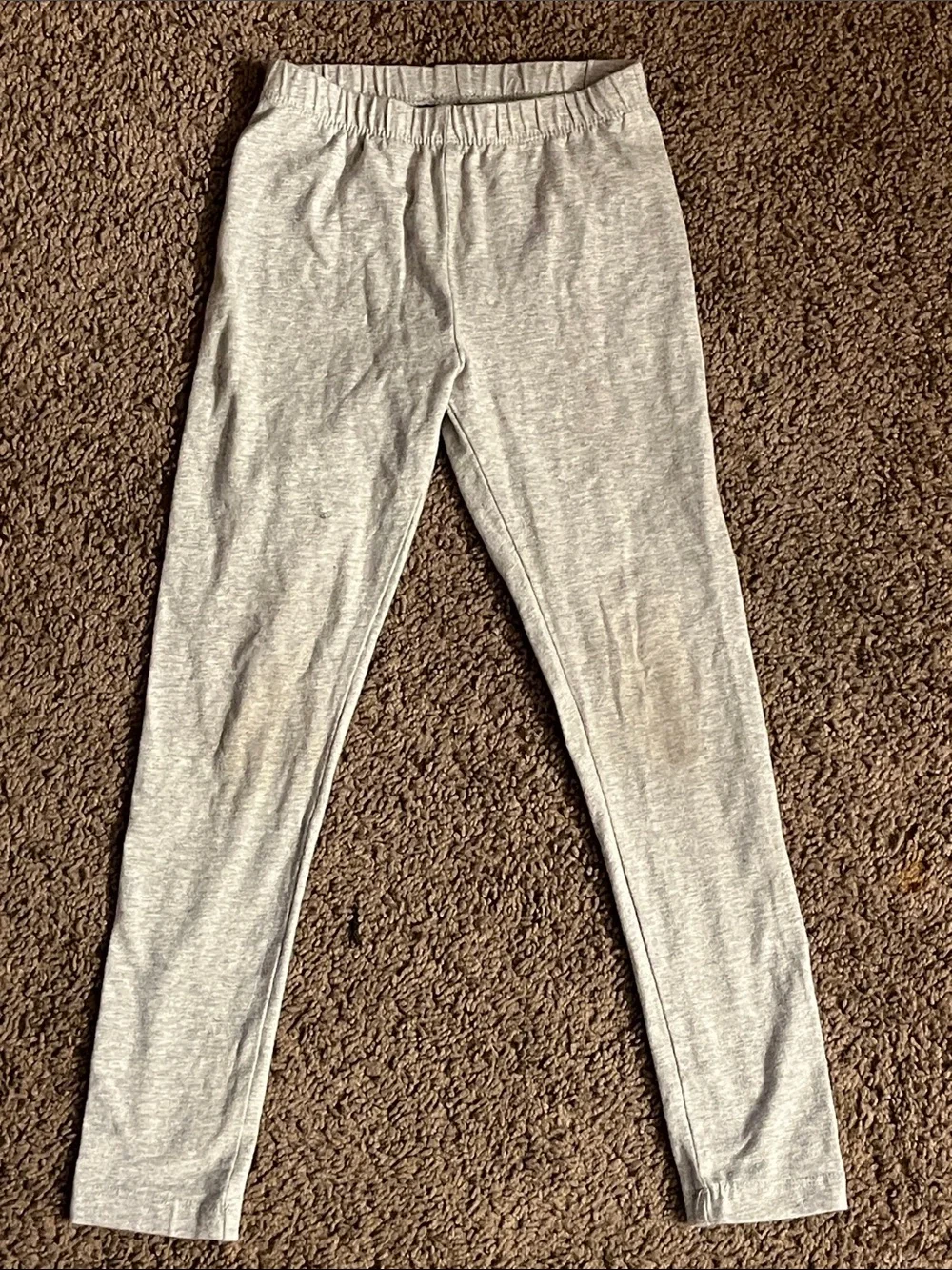 Cat & Jack Light Gray Girls' Stretch Leggings